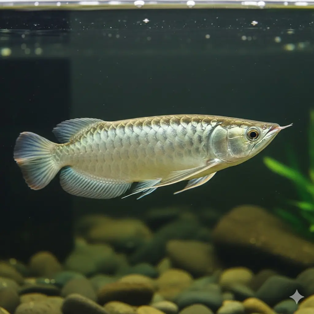 Silver Arowana - ( 5-6 inch )